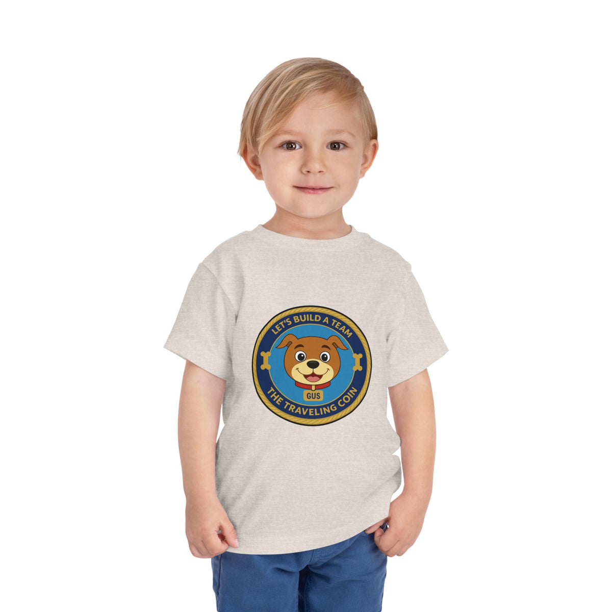 The Traveling Coin & Gus Toddler Tee