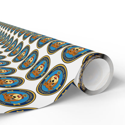 The Traveling Coin Wrapping Paper - White