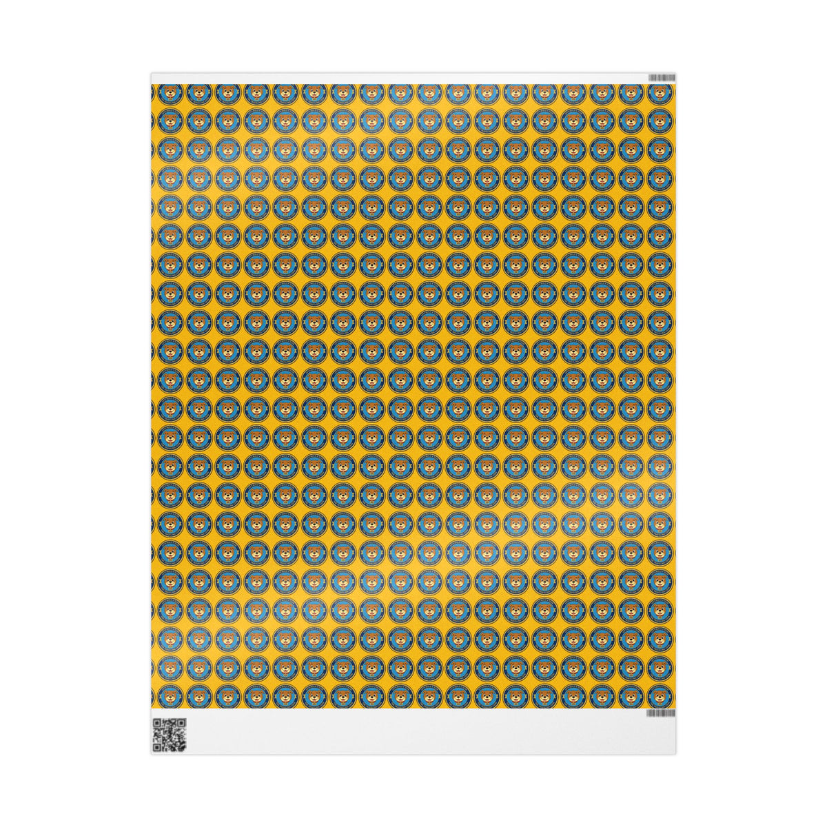 The Traveling Coin Wrapping Paper - Yellow