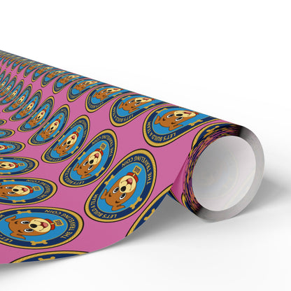 The Traveling Coin Wrapping Paper - Light Pink