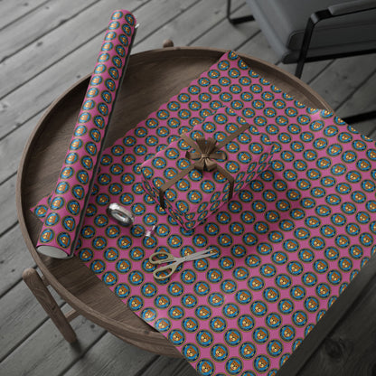 The Traveling Coin Wrapping Paper - Light Pink