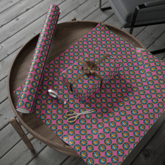 The Traveling Coin Wrapping Paper - Light Pink