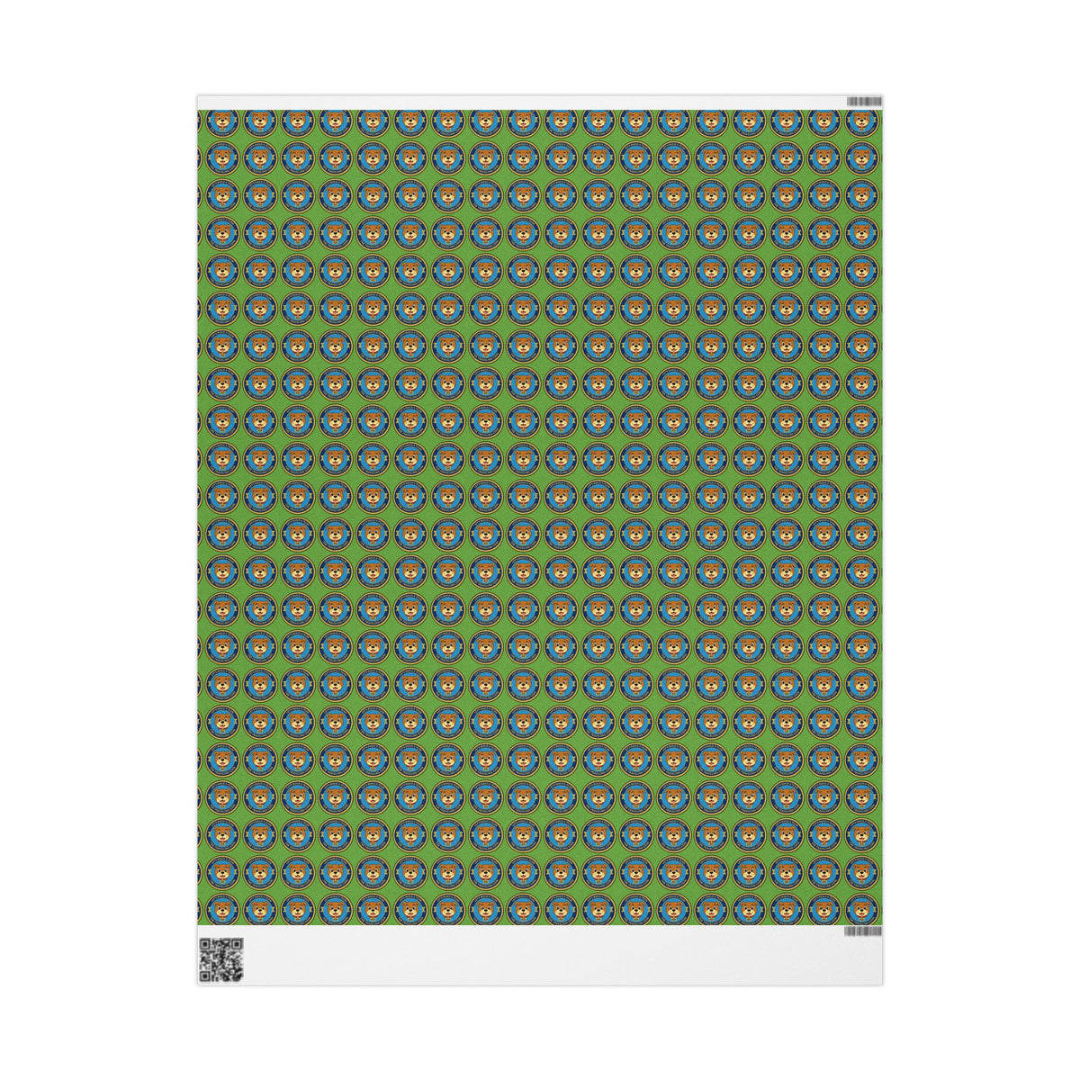 The Traveling Coin Wrapping Paper - Green