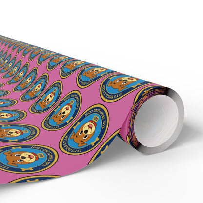 The Traveling Coin Wrapping Paper - Light Pink