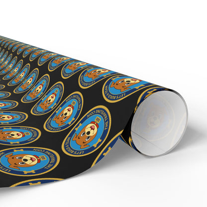 The Traveling Coin Wrapping Paper - Black