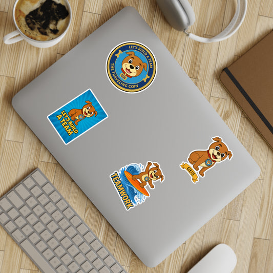 Gus & The Traveling Coin Sticker Sheet - 5 pcs