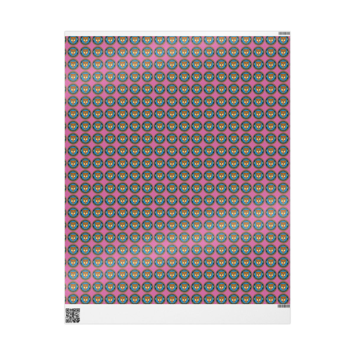 The Traveling Coin Wrapping Paper - Light Pink
