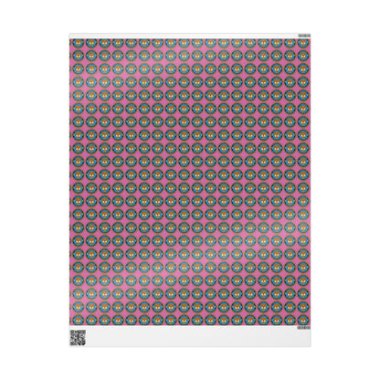 The Traveling Coin Wrapping Paper - Light Pink
