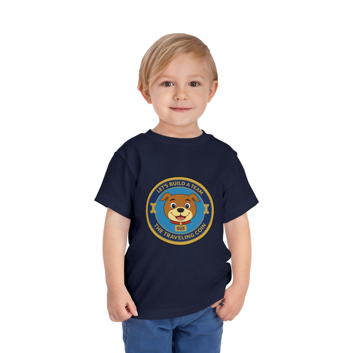 The Traveling Coin & Gus Toddler Tee