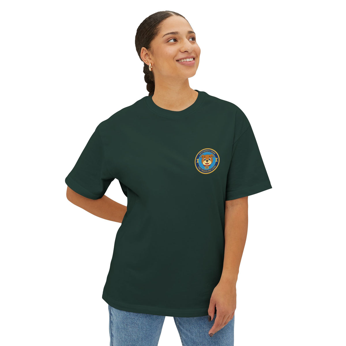 The Traveling Coin & Gus - Women's Boxy Style Tee