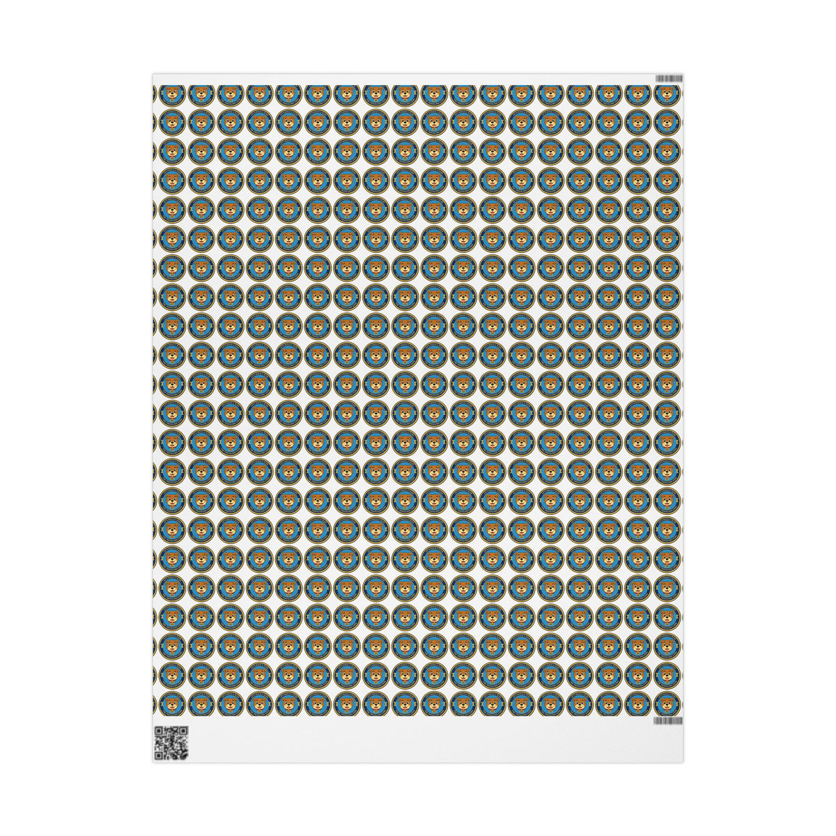The Traveling Coin Wrapping Paper - White