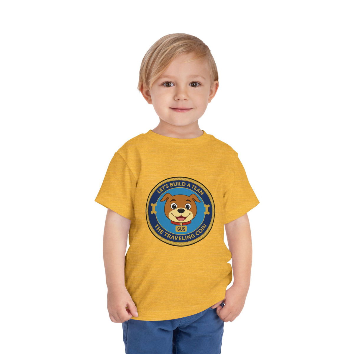 The Traveling Coin & Gus Toddler Tee