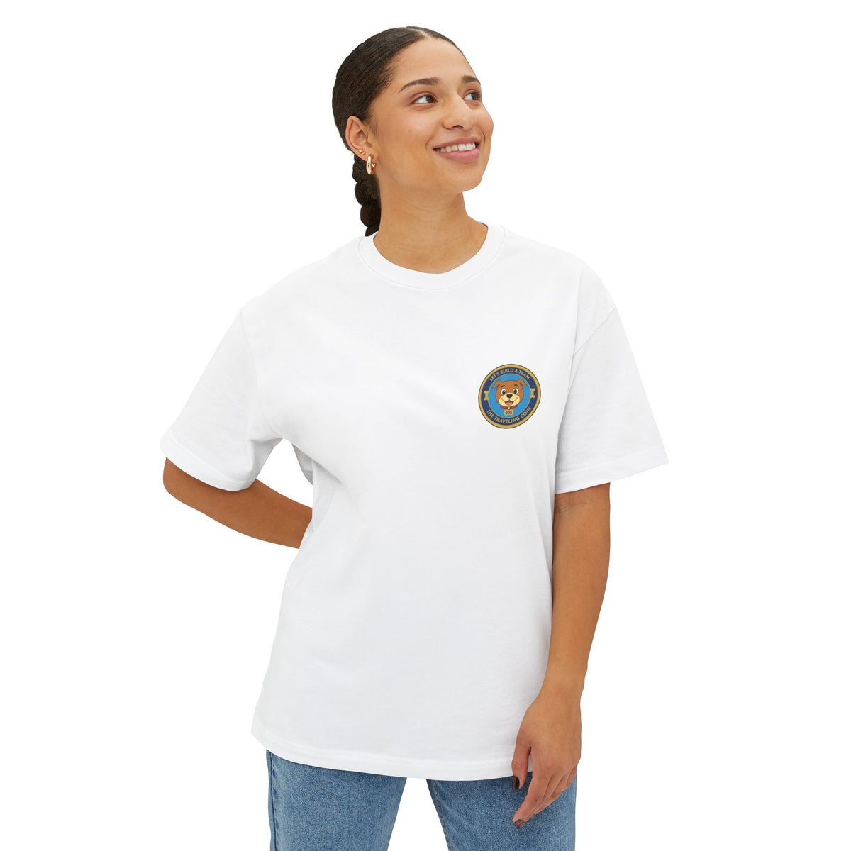 The Traveling Coin & Gus - Women's Boxy Style Tee