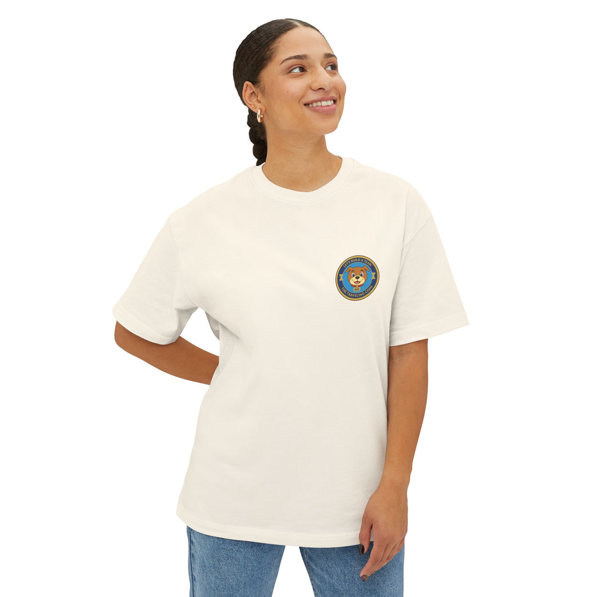 The Traveling Coin & Gus - Women's Boxy Style Tee