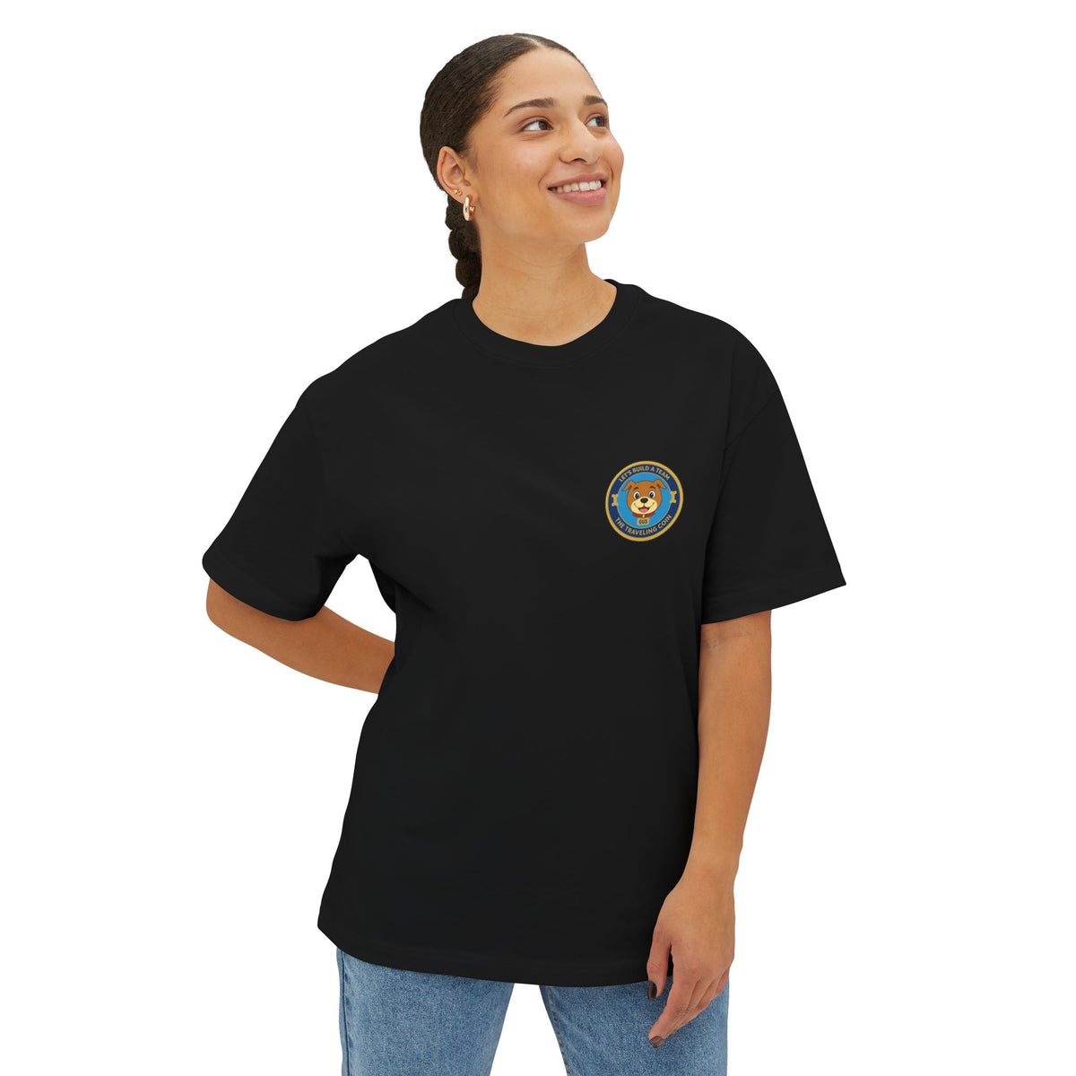 The Traveling Coin & Gus - Women's Boxy Style Tee