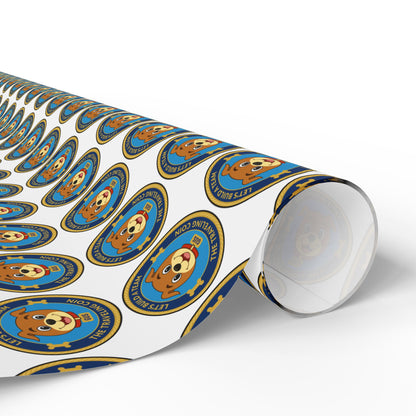 The Traveling Coin Wrapping Paper - White