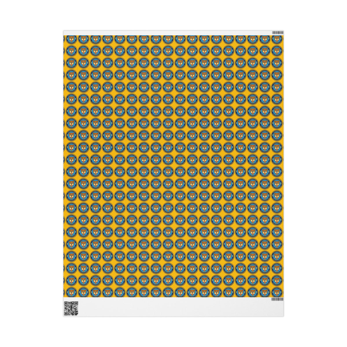 The Traveling Coin Wrapping Paper - Yellow