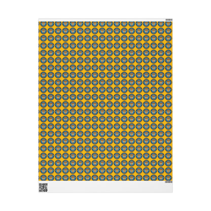The Traveling Coin Wrapping Paper - Yellow
