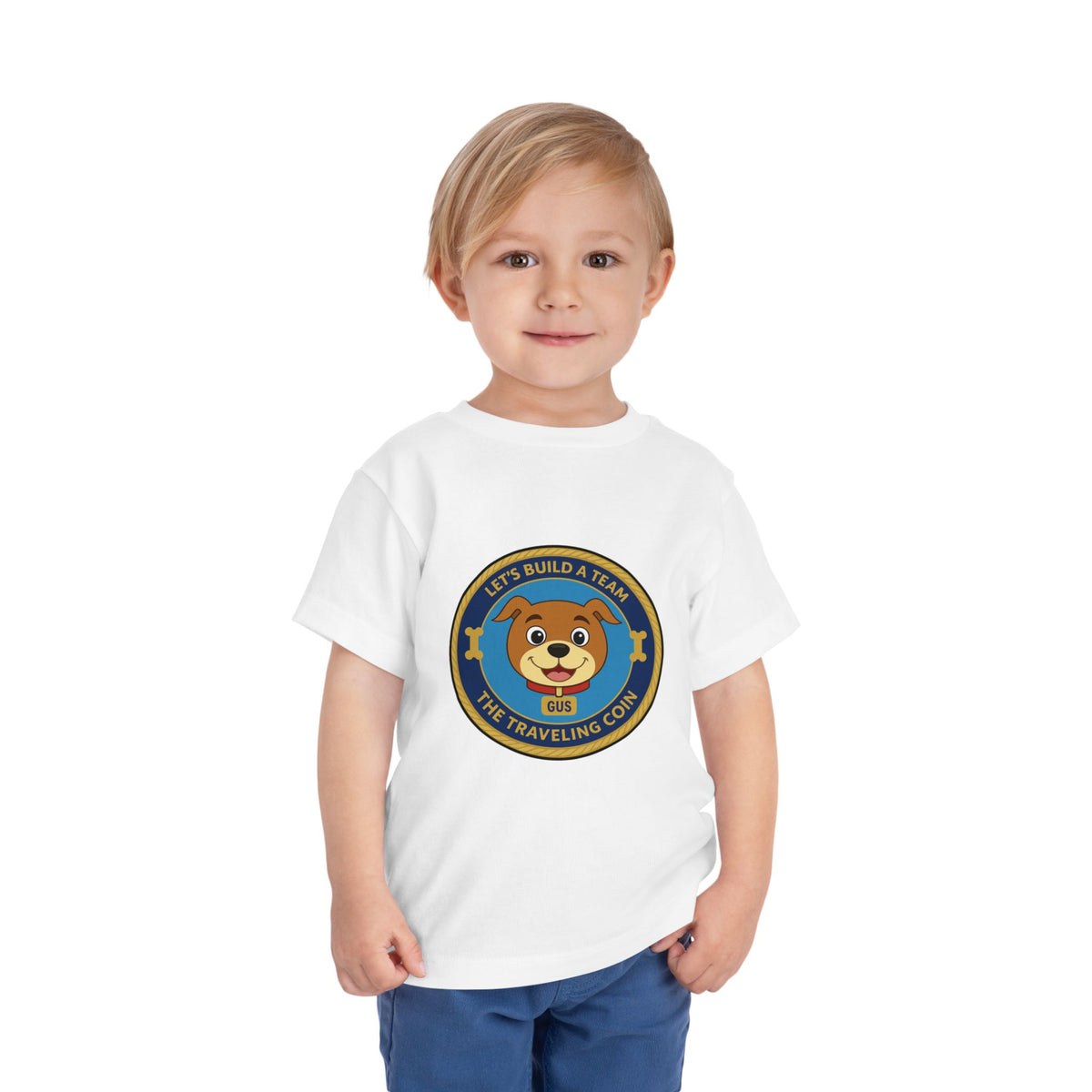 The Traveling Coin & Gus Toddler Tee