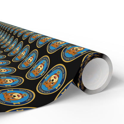 The Traveling Coin Wrapping Paper - Black