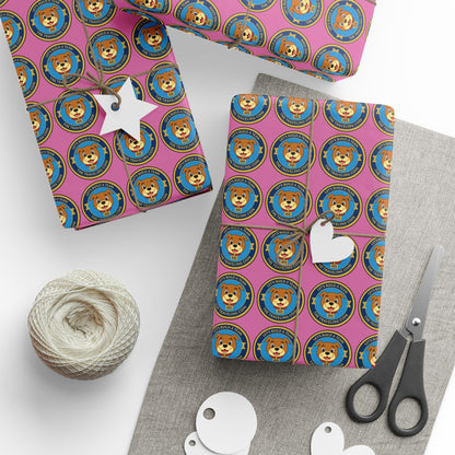 The Traveling Coin Wrapping Paper - Light Pink