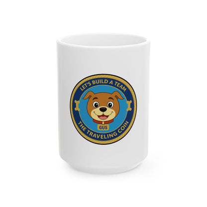 The Traveling Coin Coffee Mug - White