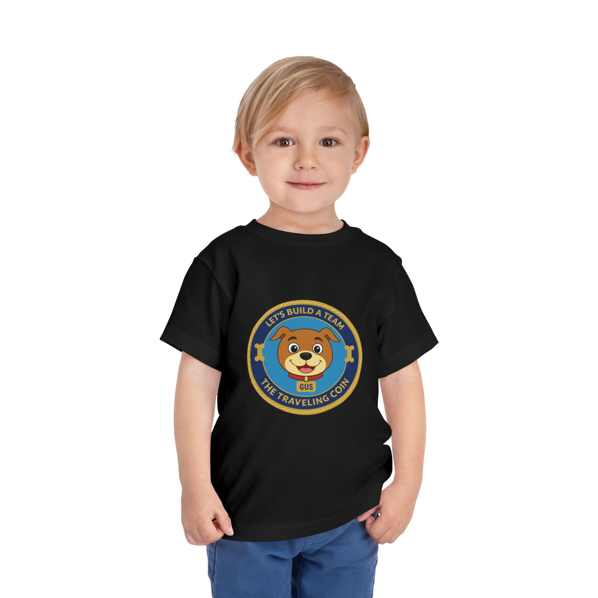 The Traveling Coin & Gus Toddler Tee