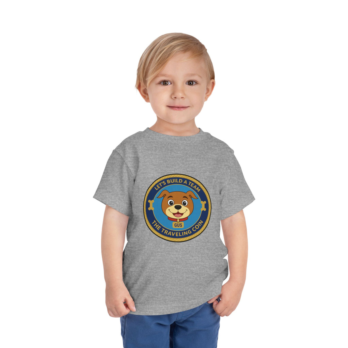 The Traveling Coin & Gus Toddler Tee