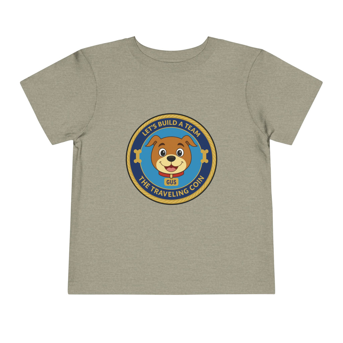 The Traveling Coin & Gus Toddler Tee