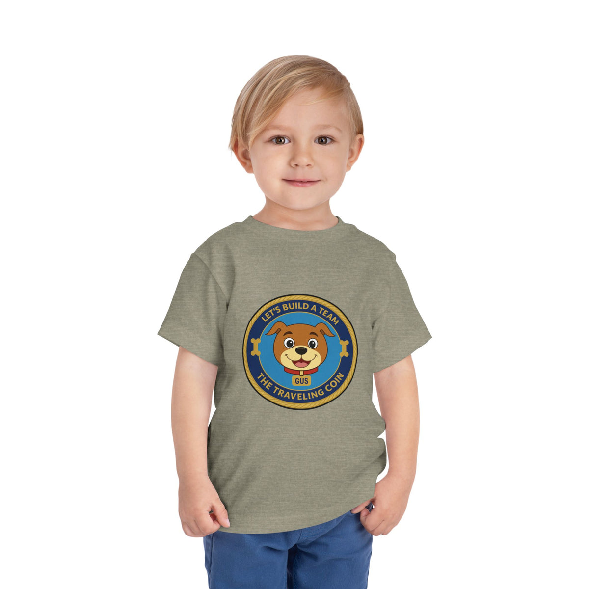 The Traveling Coin & Gus Toddler Tee