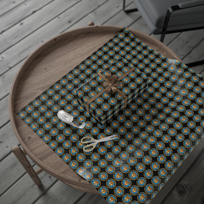 The Traveling Coin Wrapping Paper - Black