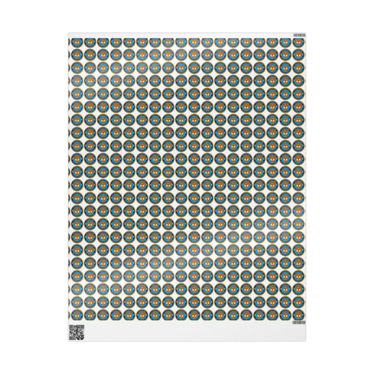 The Traveling Coin Wrapping Paper - White