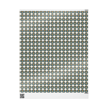 The Traveling Coin Wrapping Paper - White