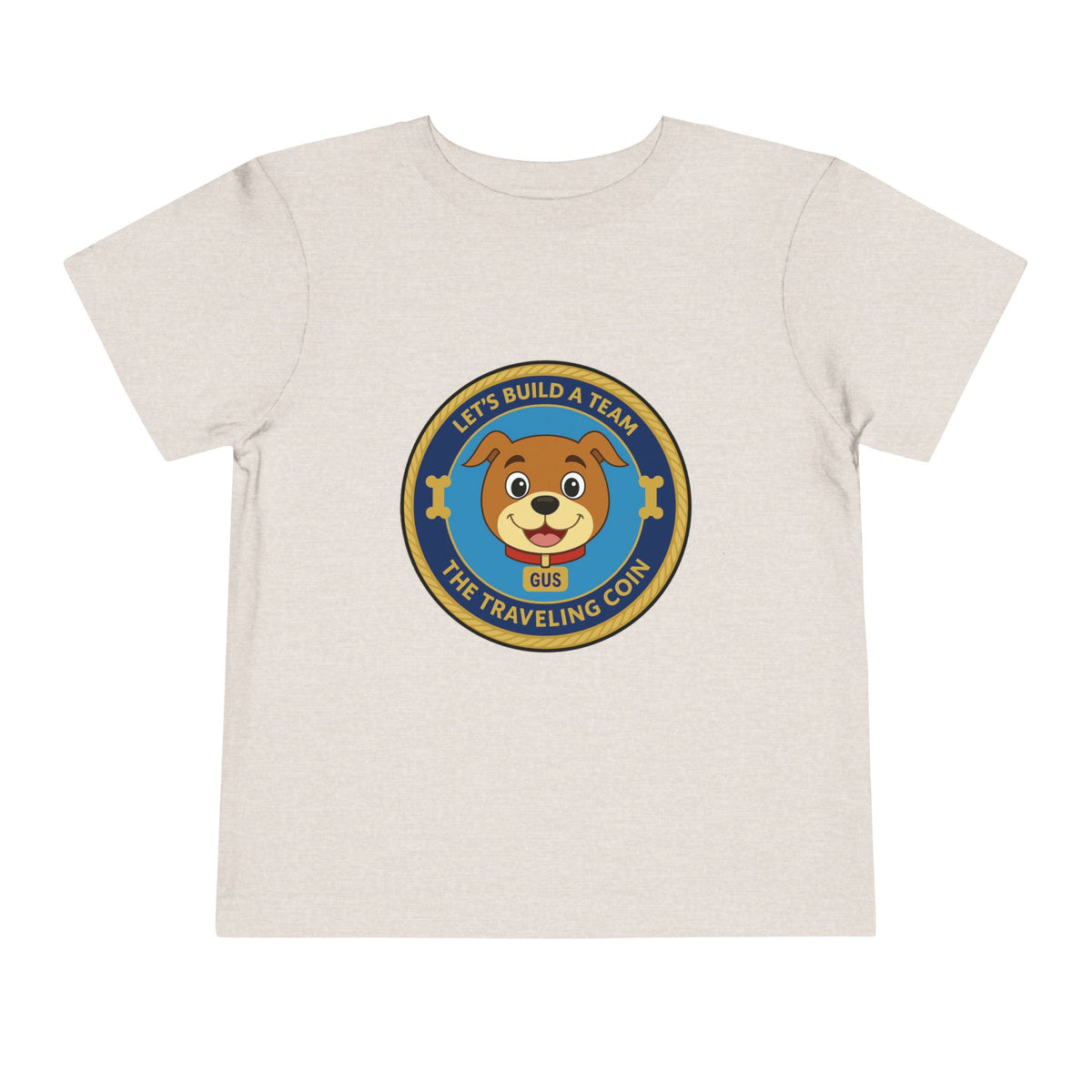 The Traveling Coin & Gus Toddler Tee