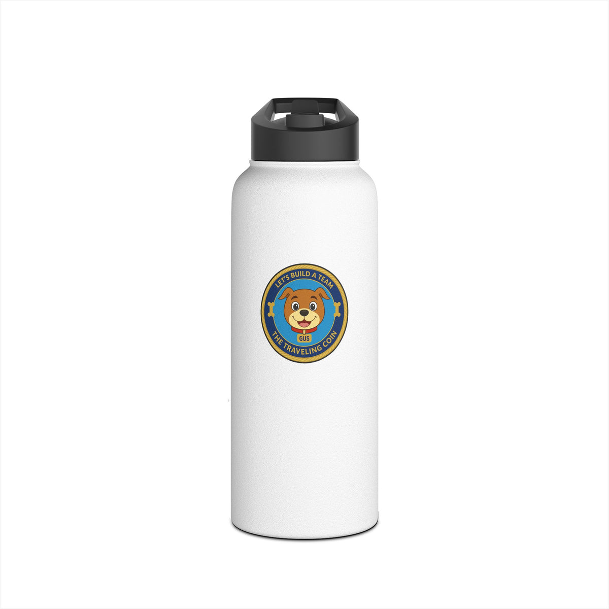 Traveling Coin Stainless Steel Water bottle (3 Sizes)