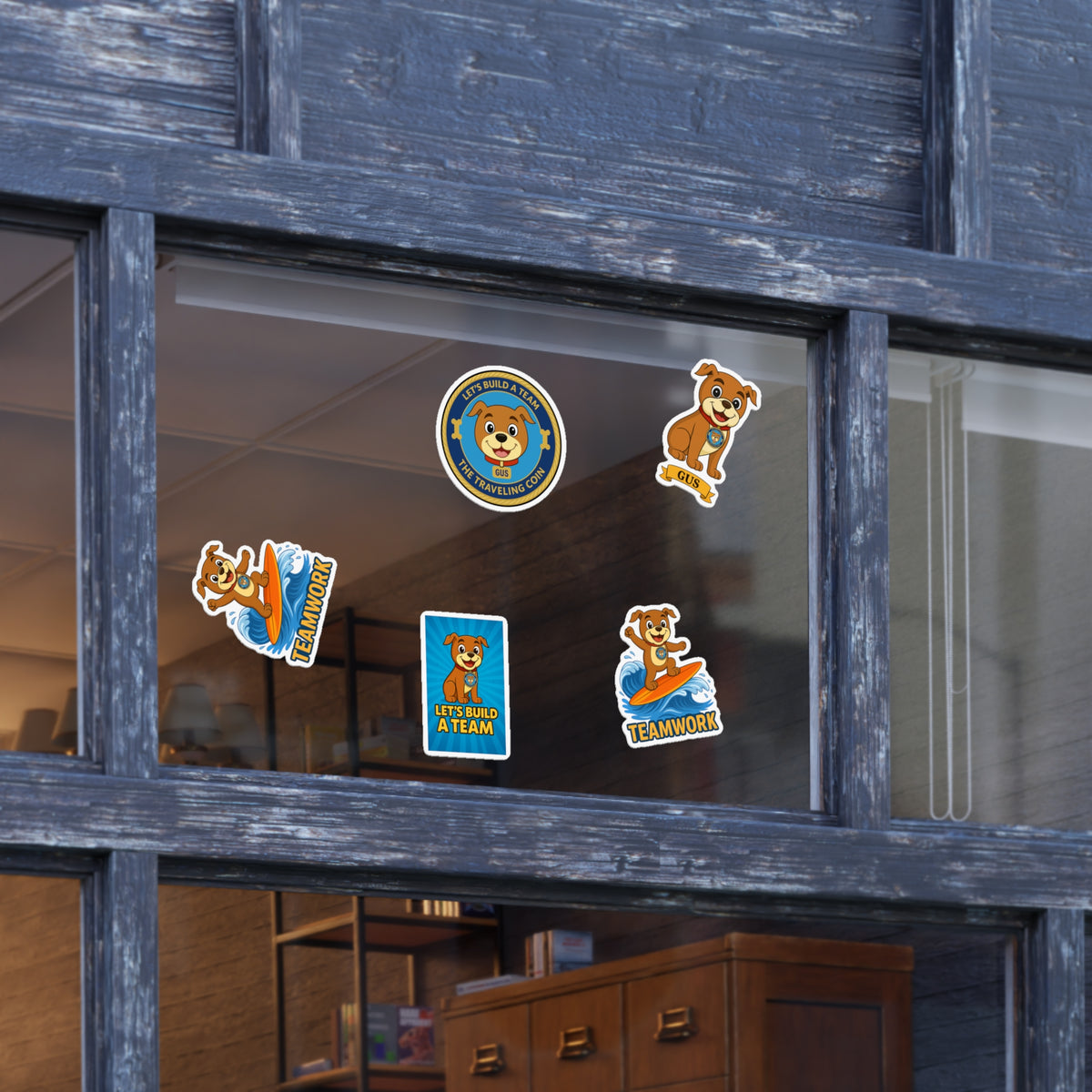 Gus & The Traveling Coin Sticker Sheet - 5 pcs