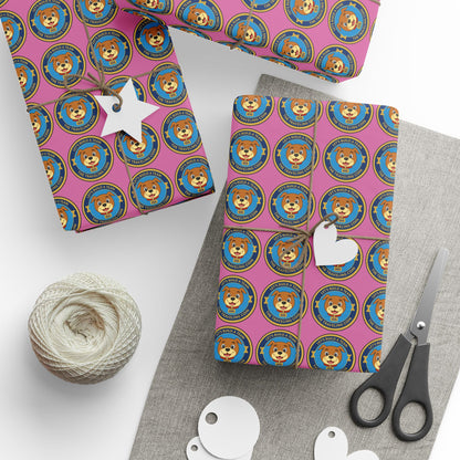 The Traveling Coin Wrapping Paper - Light Pink