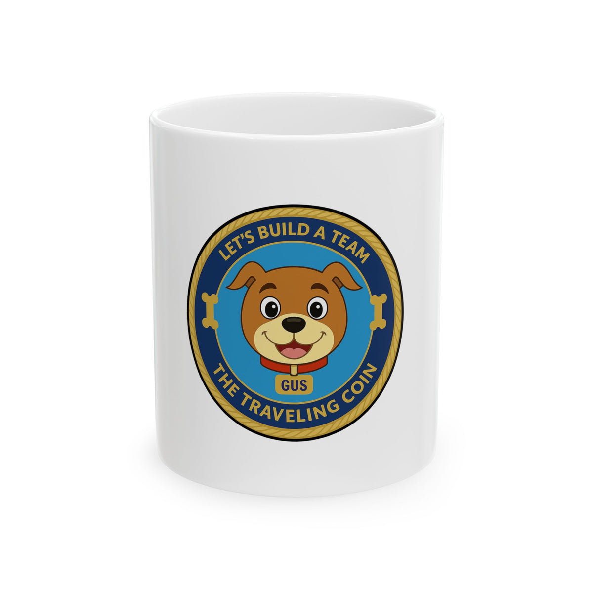 The Traveling Coin Coffee Mug - White