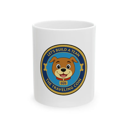 The Traveling Coin Coffee Mug - White