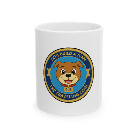 The Traveling Coin Coffee Mug - White