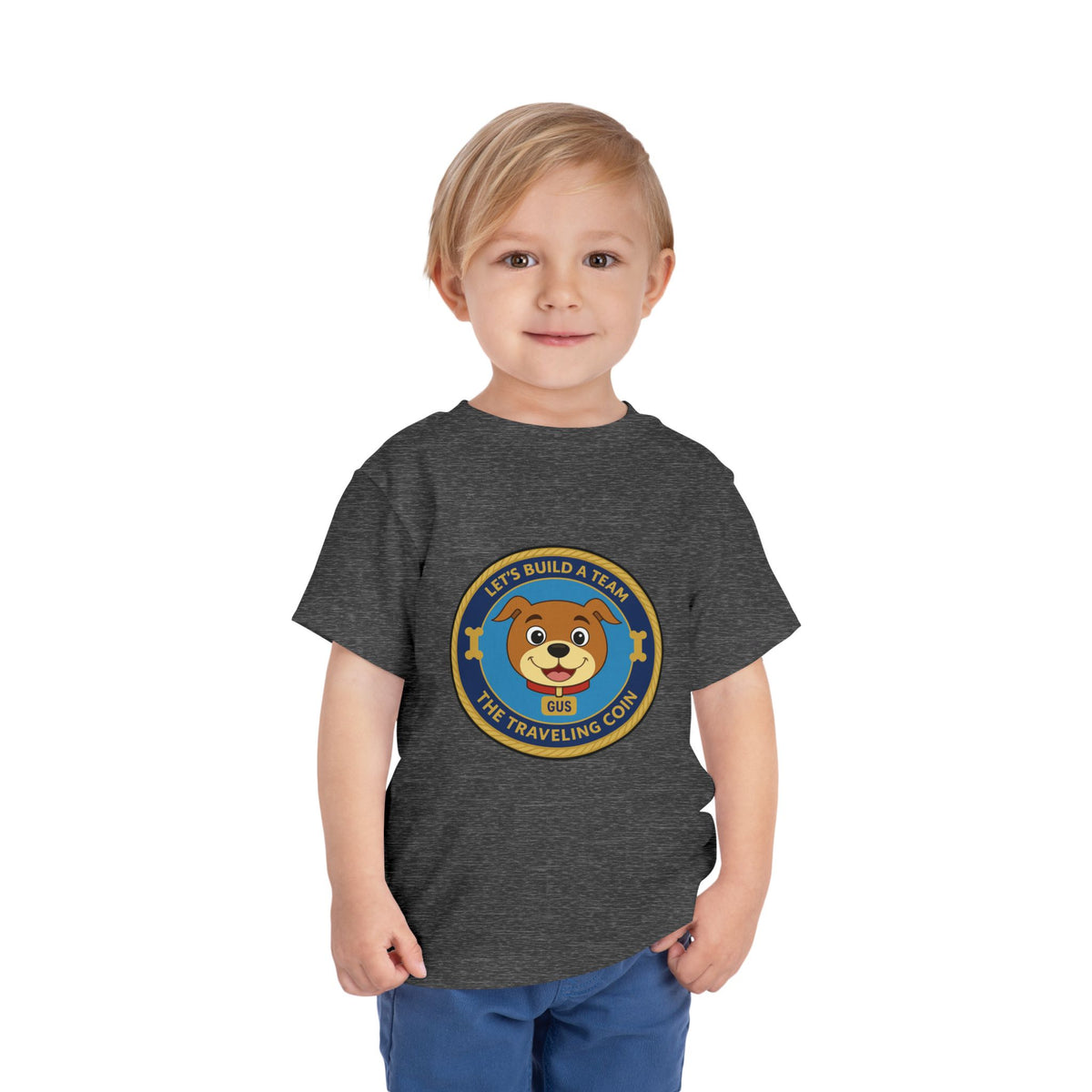 The Traveling Coin & Gus Toddler Tee