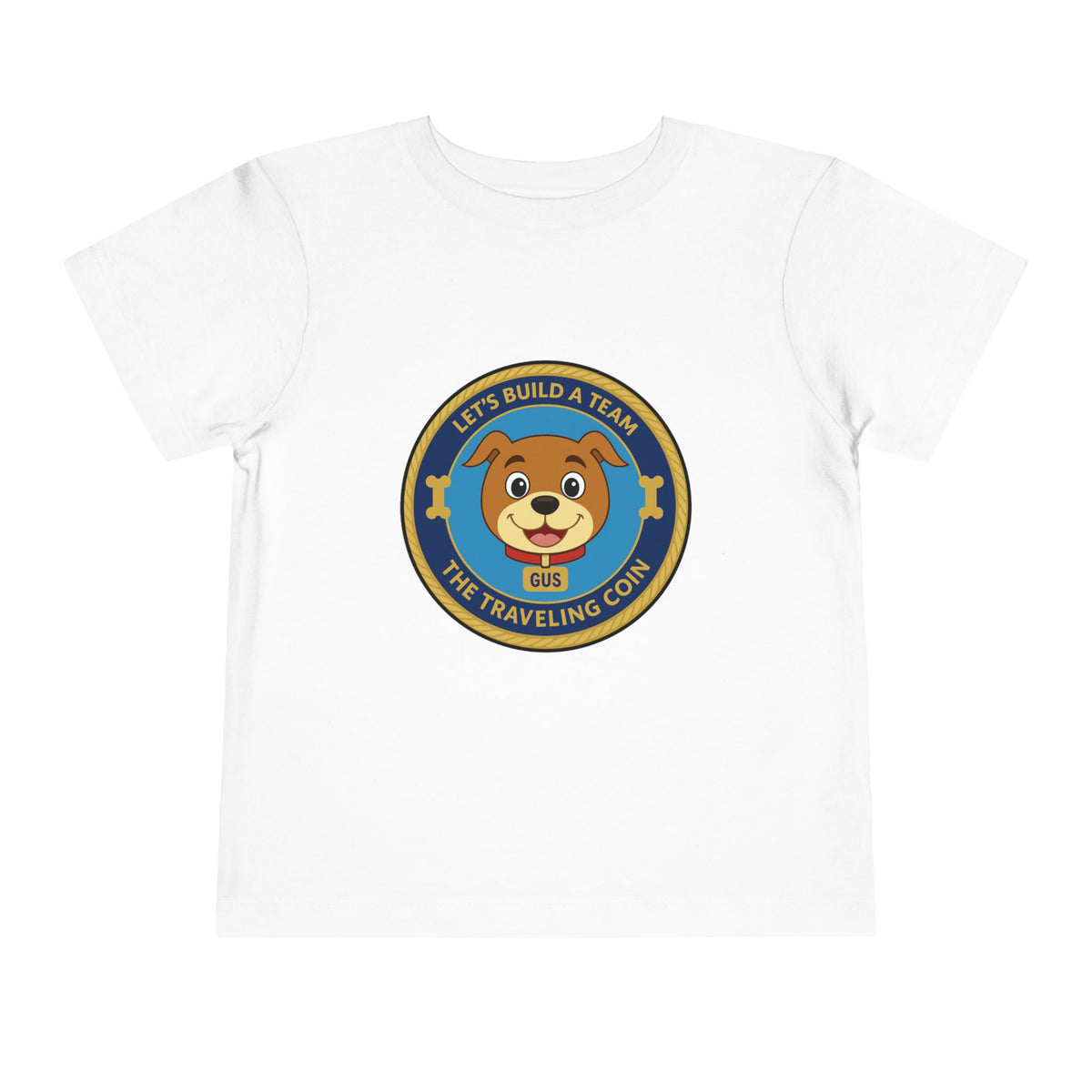 The Traveling Coin & Gus Toddler Tee