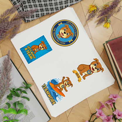 Gus & The Traveling Coin Sticker Sheet - 5 pcs