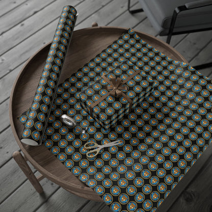 The Traveling Coin Wrapping Paper - Black