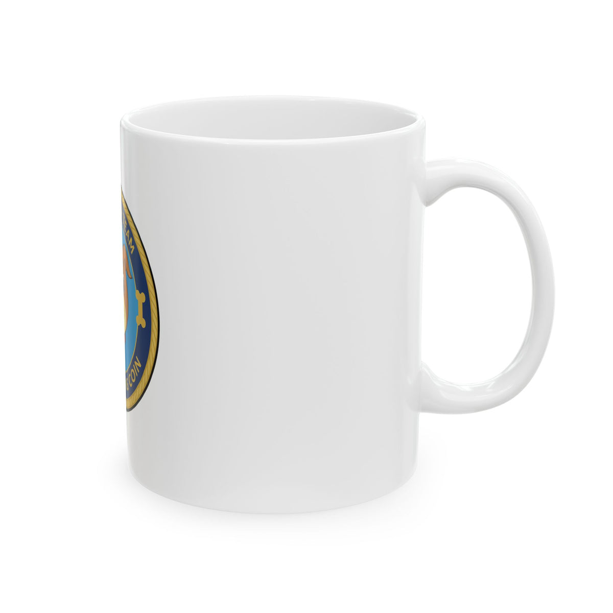 The Traveling Coin Coffee Mug - White