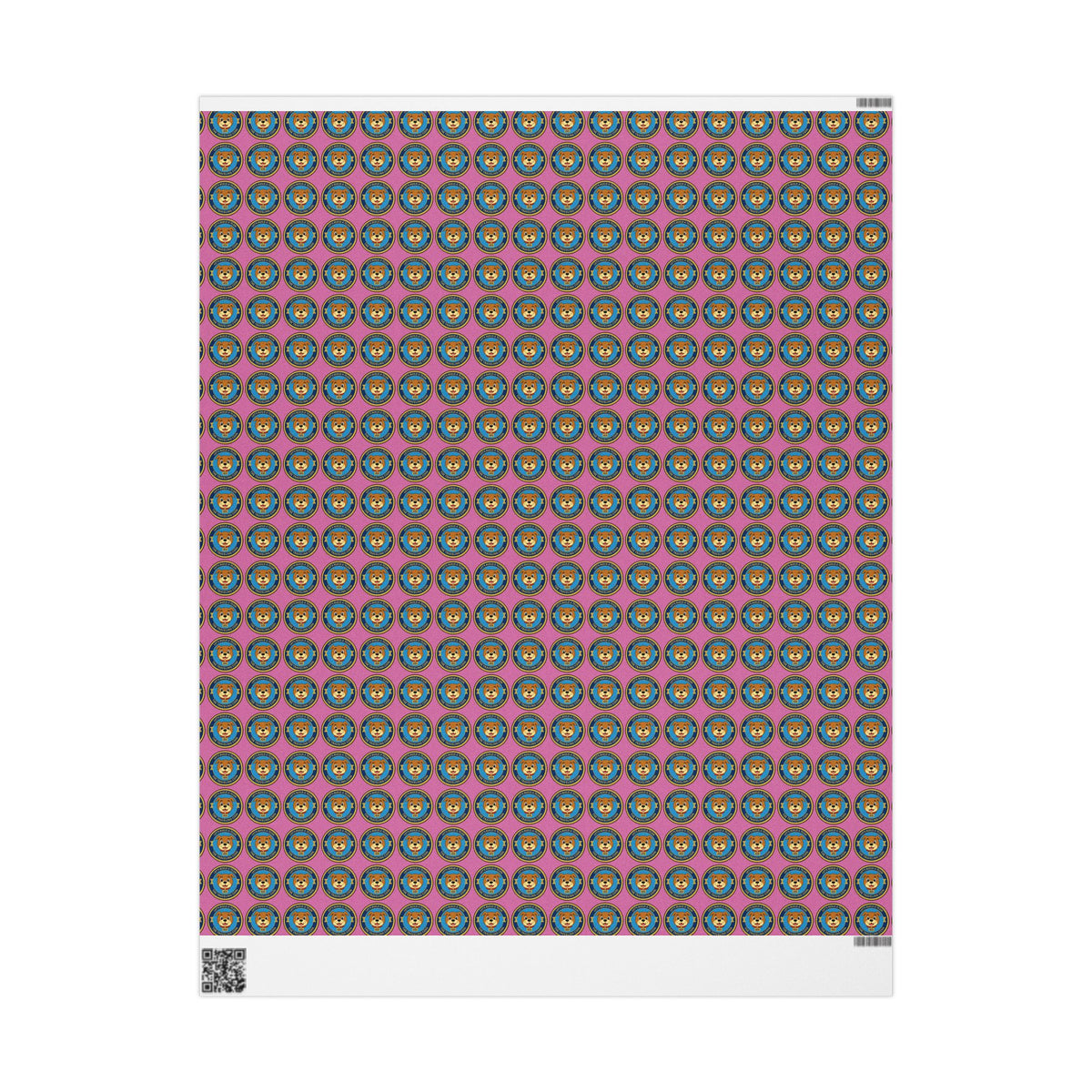 The Traveling Coin Wrapping Paper - Light Pink
