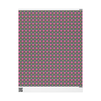 The Traveling Coin Wrapping Paper - Light Pink